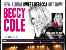 Tablet Screenshot of beccycole.com